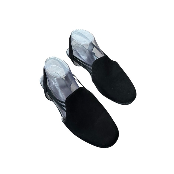 David Tate Shoes - Women’s David Tate Size 8.5 WIDE Black Leather Upper “Nelly” Slingback Shoes